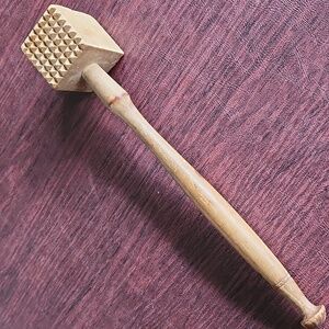 Vintage Wooden Meat Tenderizer Mallet